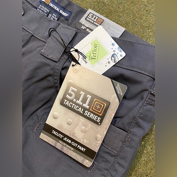 NEW 5.11 Taclite Jean-Cut Pants, Men’s 34 Waist 30 Inseam, Color-Charcoal - Picture 5 of 9